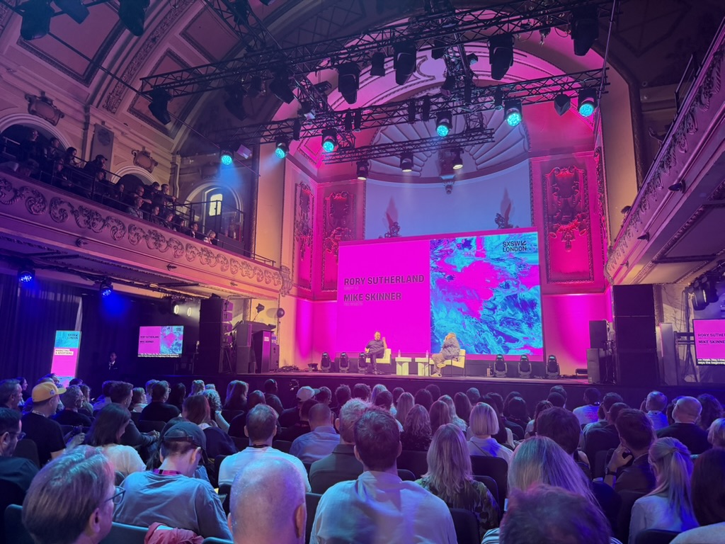 Mike Skinner & Rory Sutherland. Image credit: Joel Pember